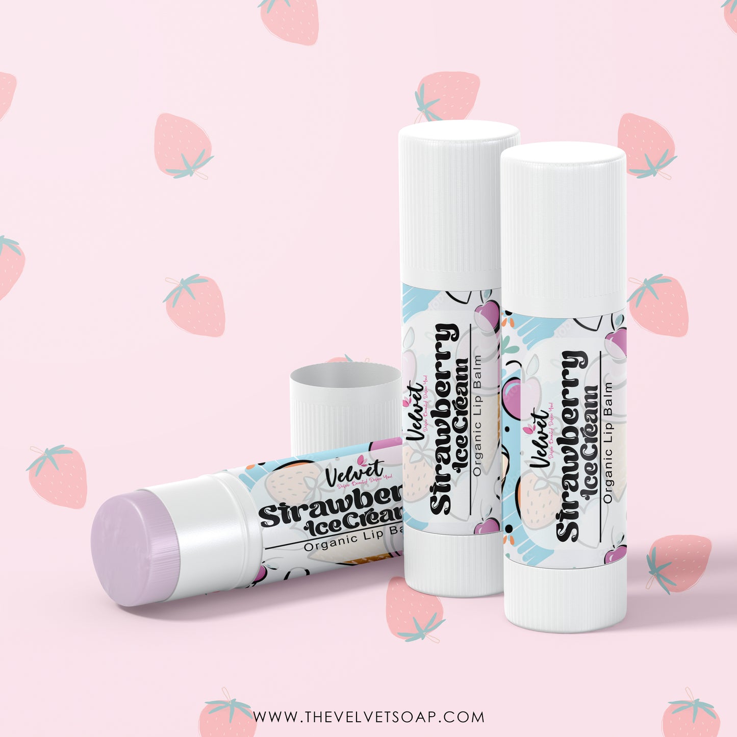 Strawberry Icecream lip balm
